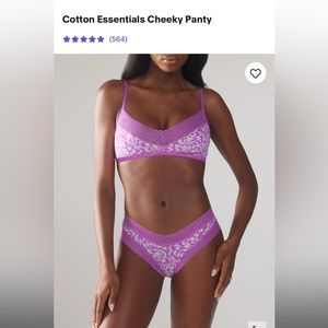 Savage x Fenty cheeky undie and bralette set size M